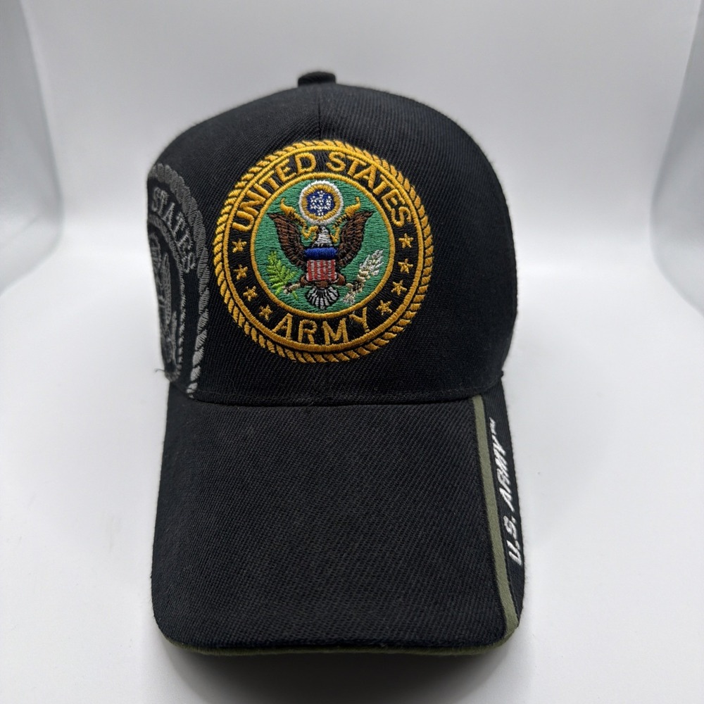 US Army Embroidered Logo Hat Military Adjustable Baseball Cap
